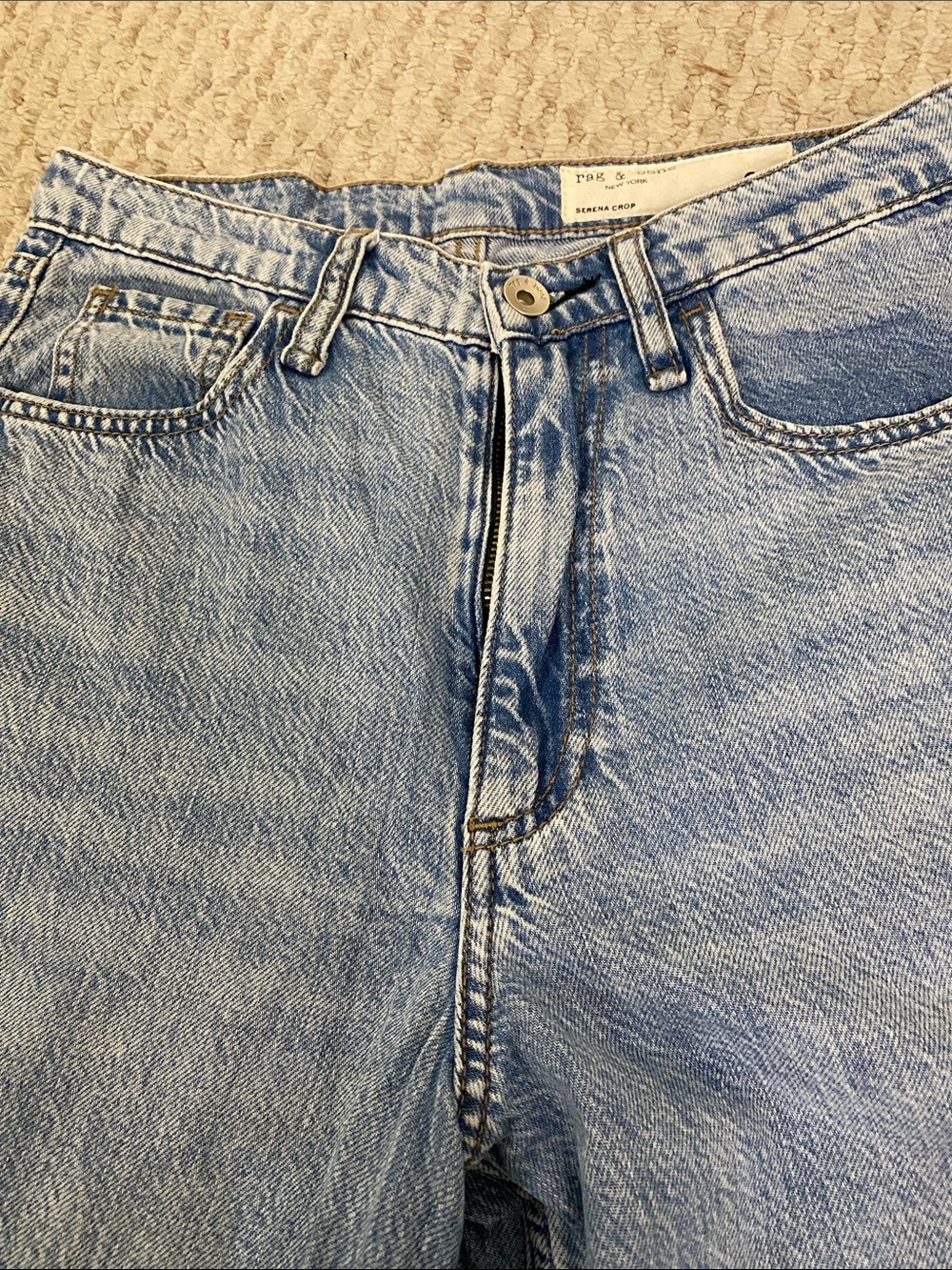 RAG & BONE Serena Crop Wide Leg Jeans (Lansdale) - Picture 2 of 6